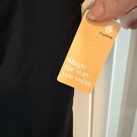 Popilush Black compression bodysuit - Picture 3 of 4